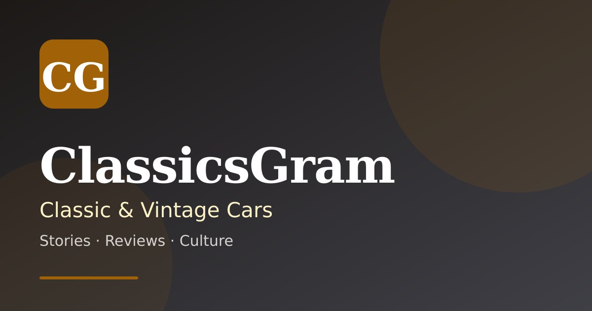 ClassicsGram — Media · Classic cars