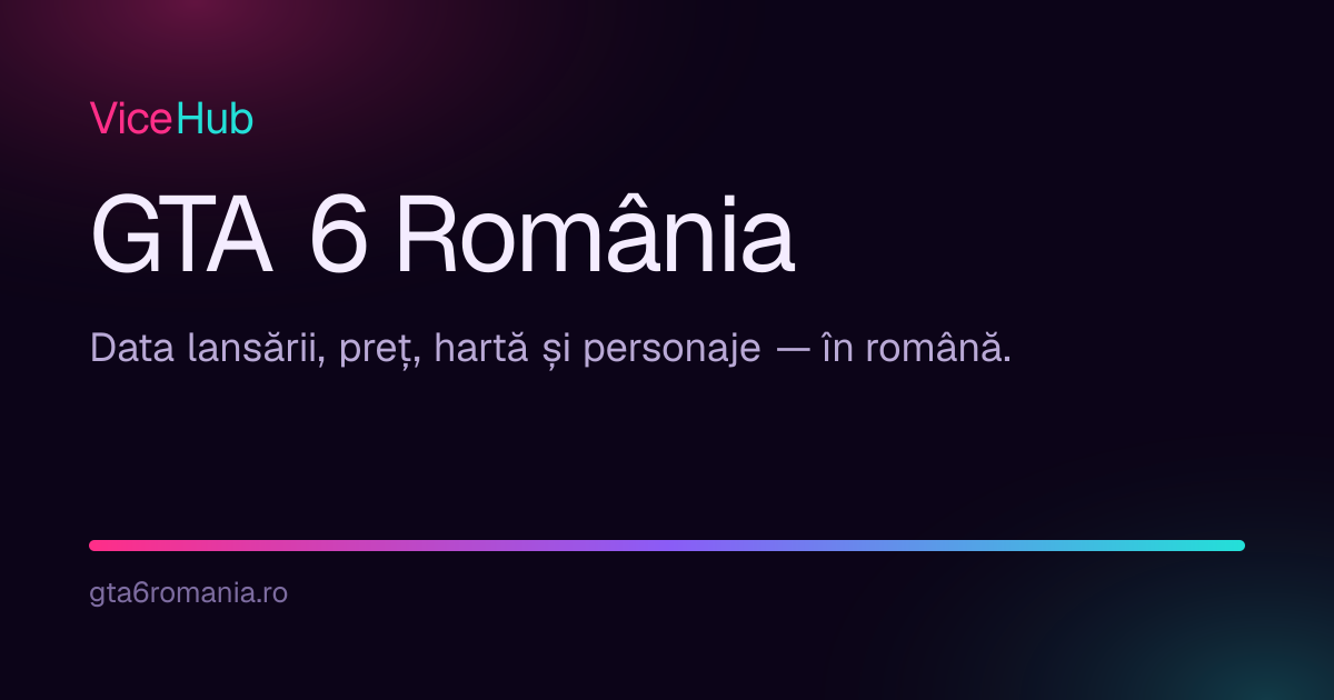 GTA 6 România — Media · Gaming news