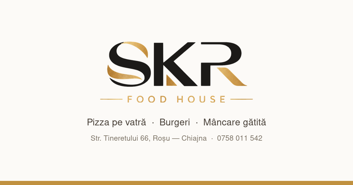 SKR Food House — Restaurant · Online ordering